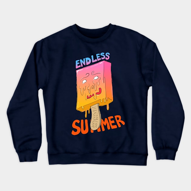 melting sherbet Crewneck Sweatshirt by justduick